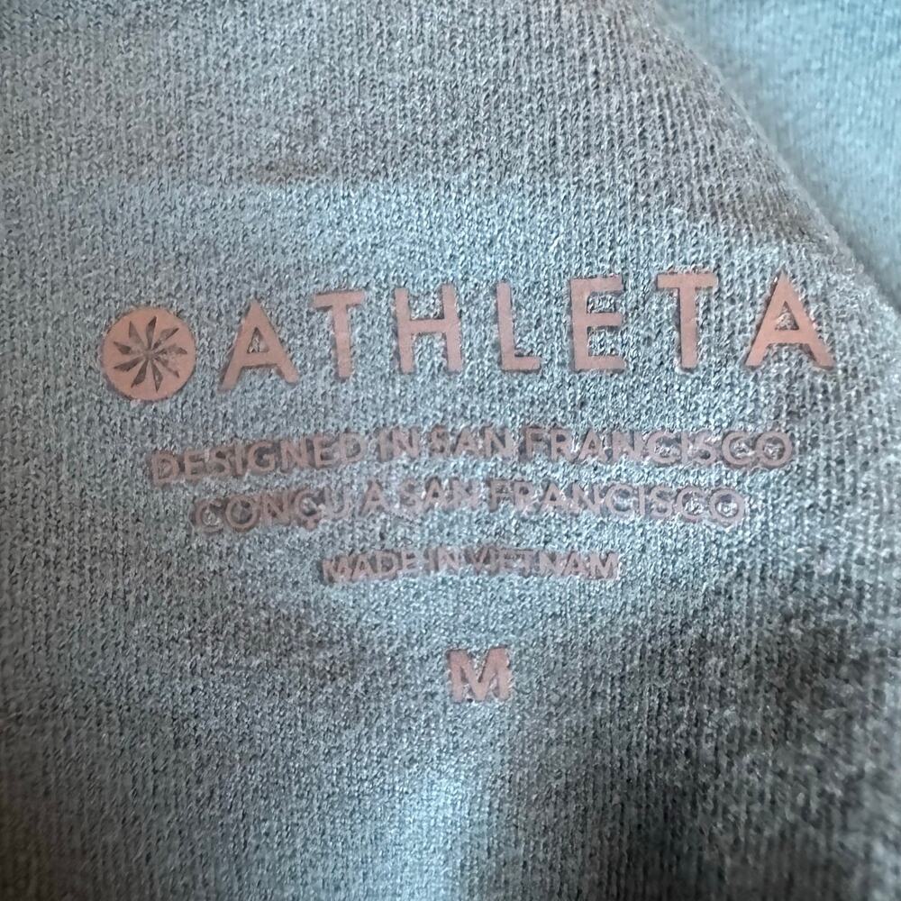 Athleta Cropped Tank Top Teal Racerback Training Women Size M NWT - Picture 6 of 7